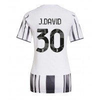 Juventus Jonathan David #30 Hjemmebanetrøje Dame 2025-26 Kortærmet